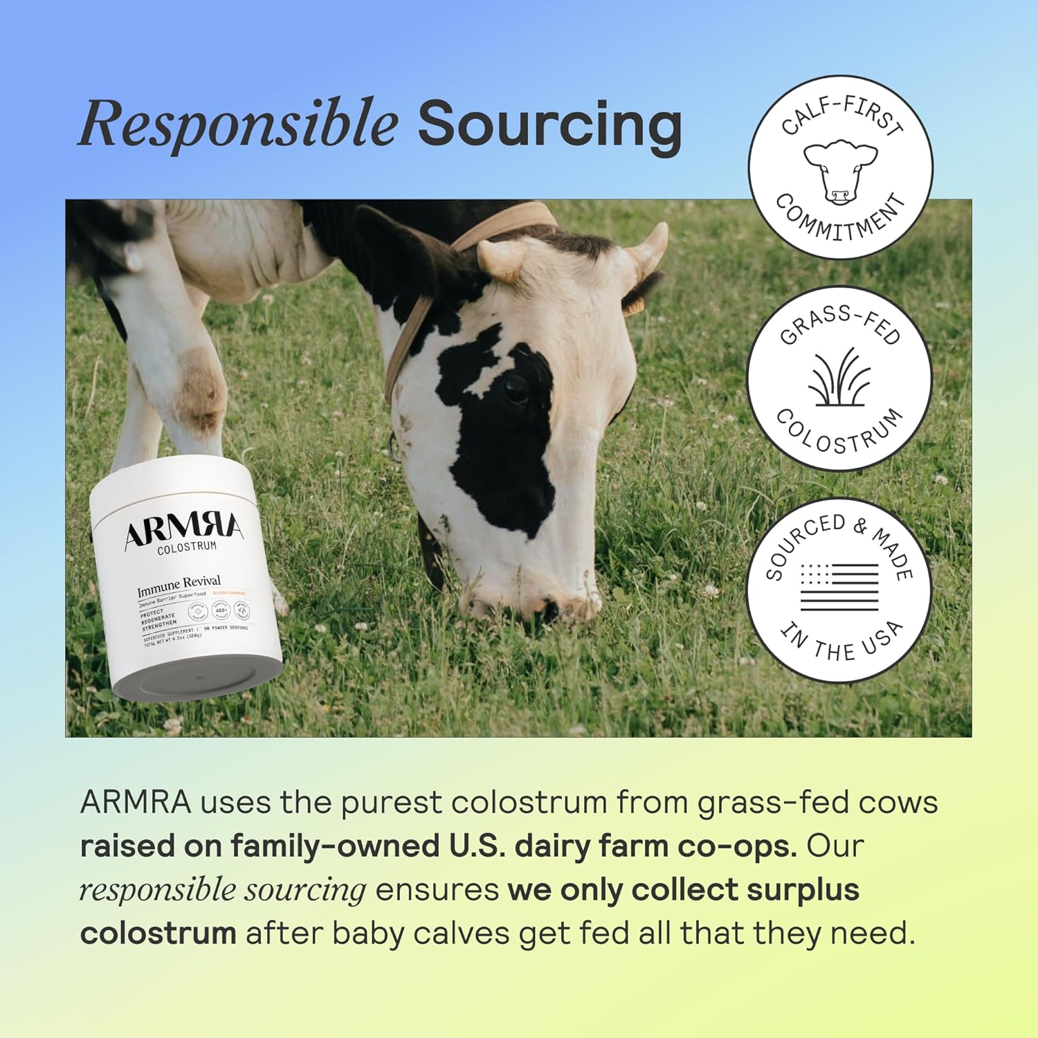Grass-fed sourcing